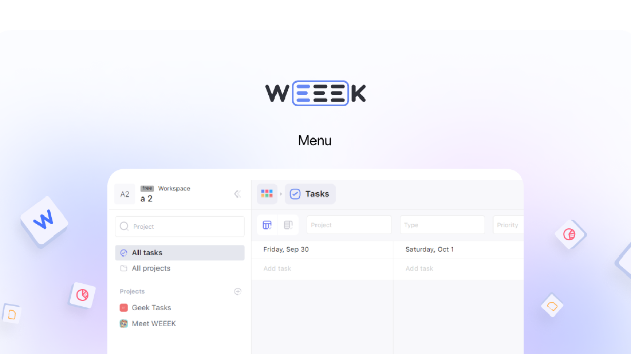 Weeek Week #68: Menu