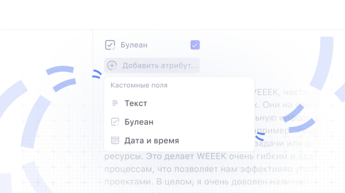 Weeek Week #88: кастомные поля в задаче 🔥 