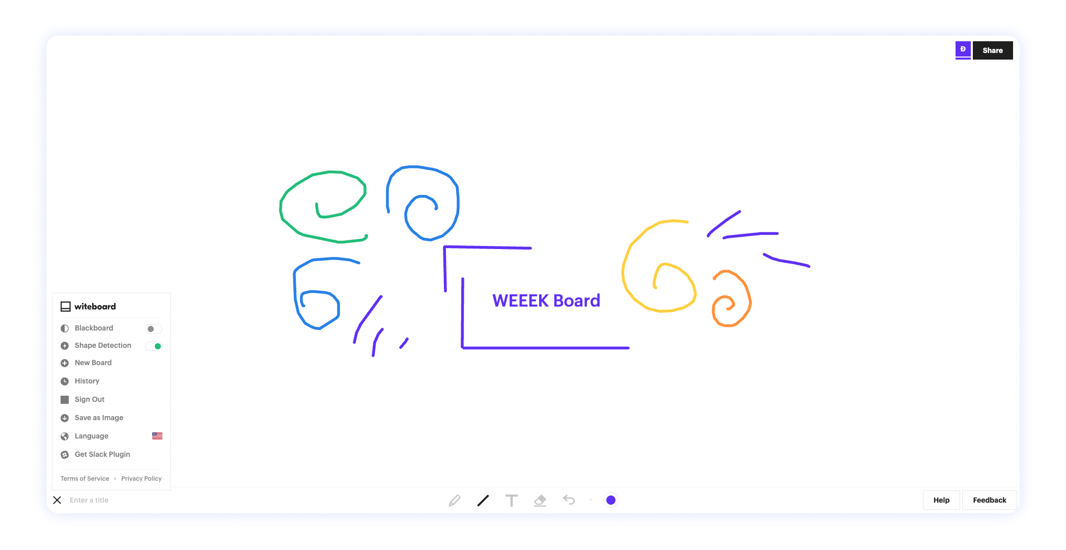 онлайн доска для работы