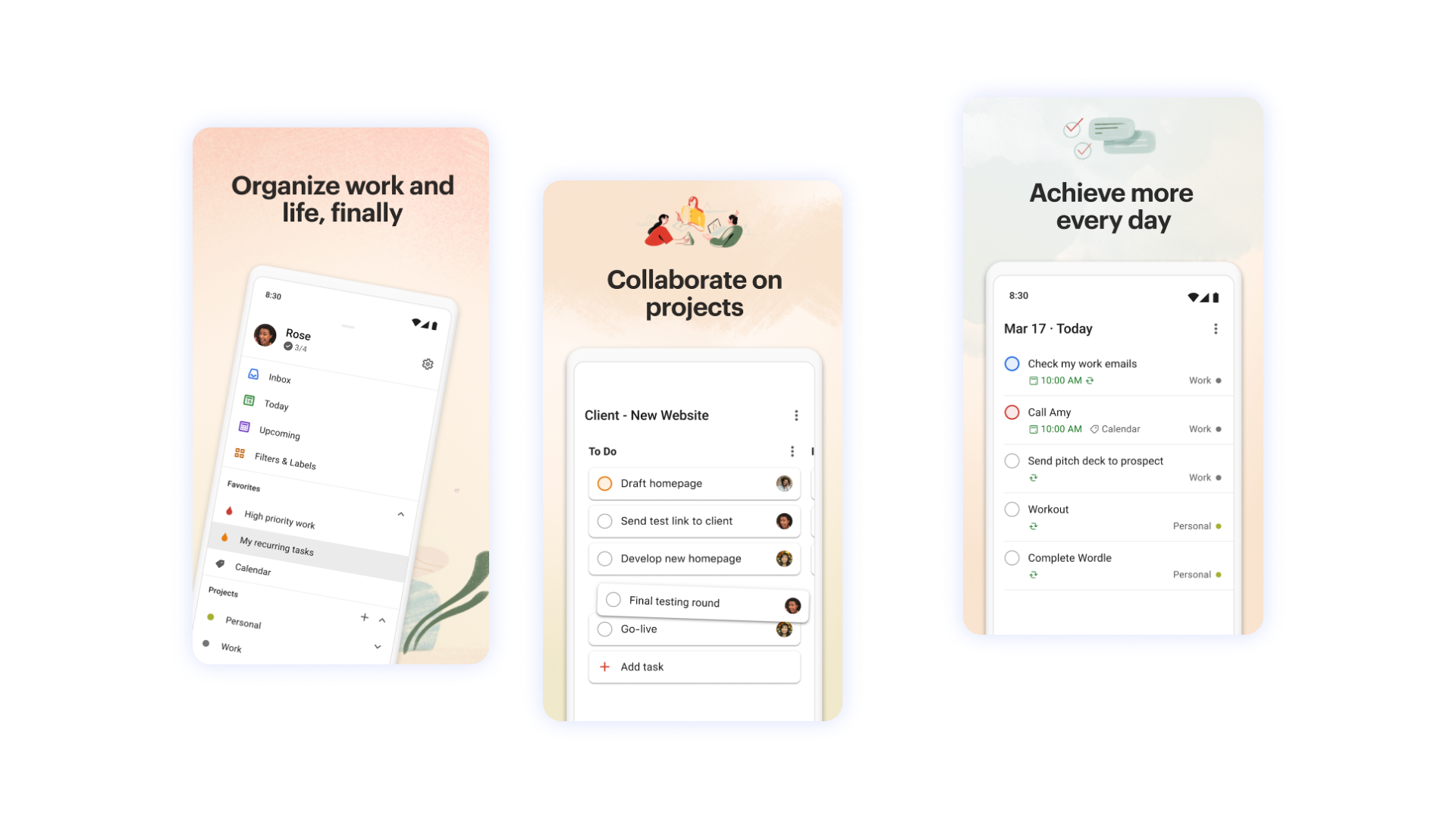 Todoist — приложение список дел для Андроид