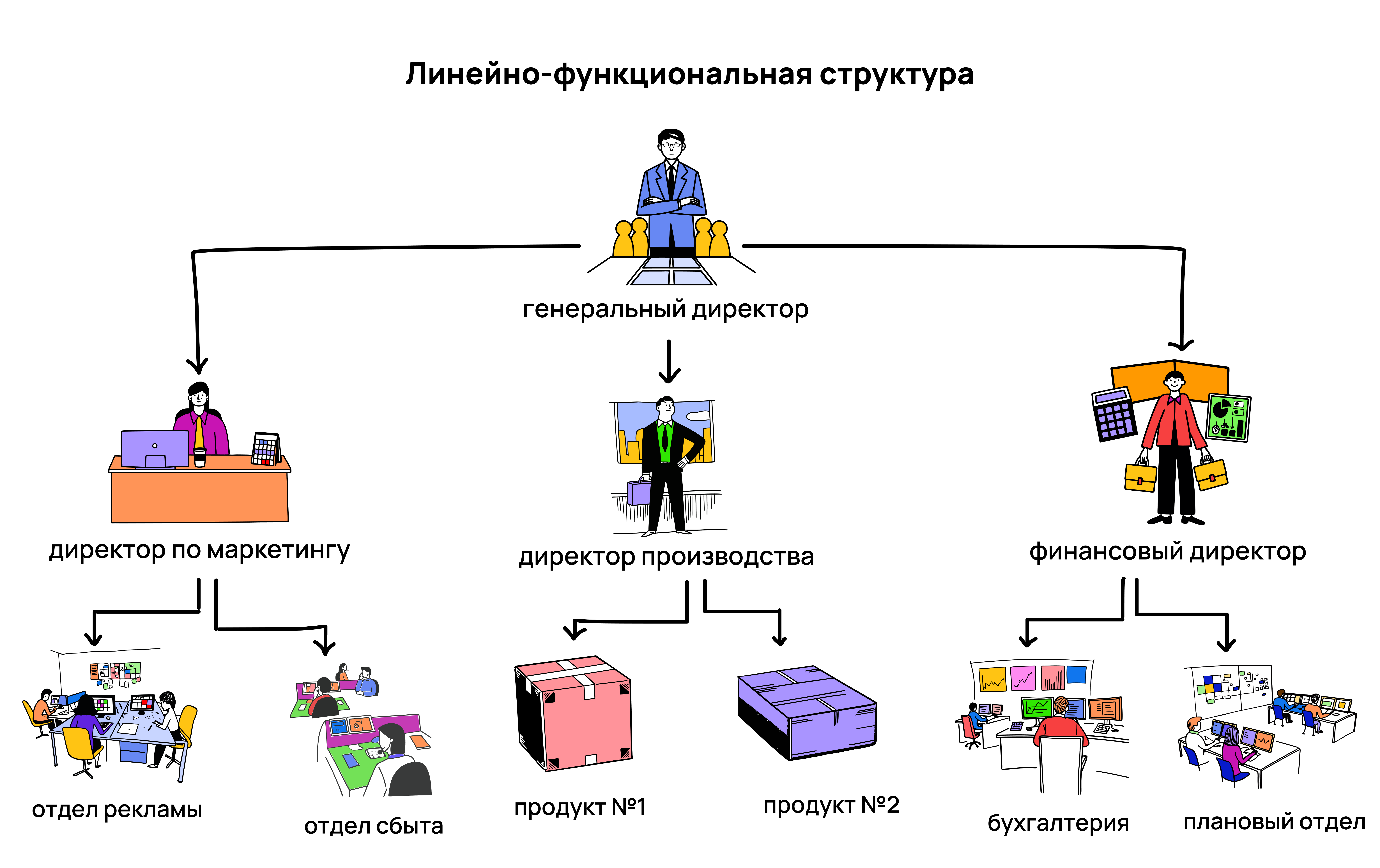 Что такое линейно-функциональная структура