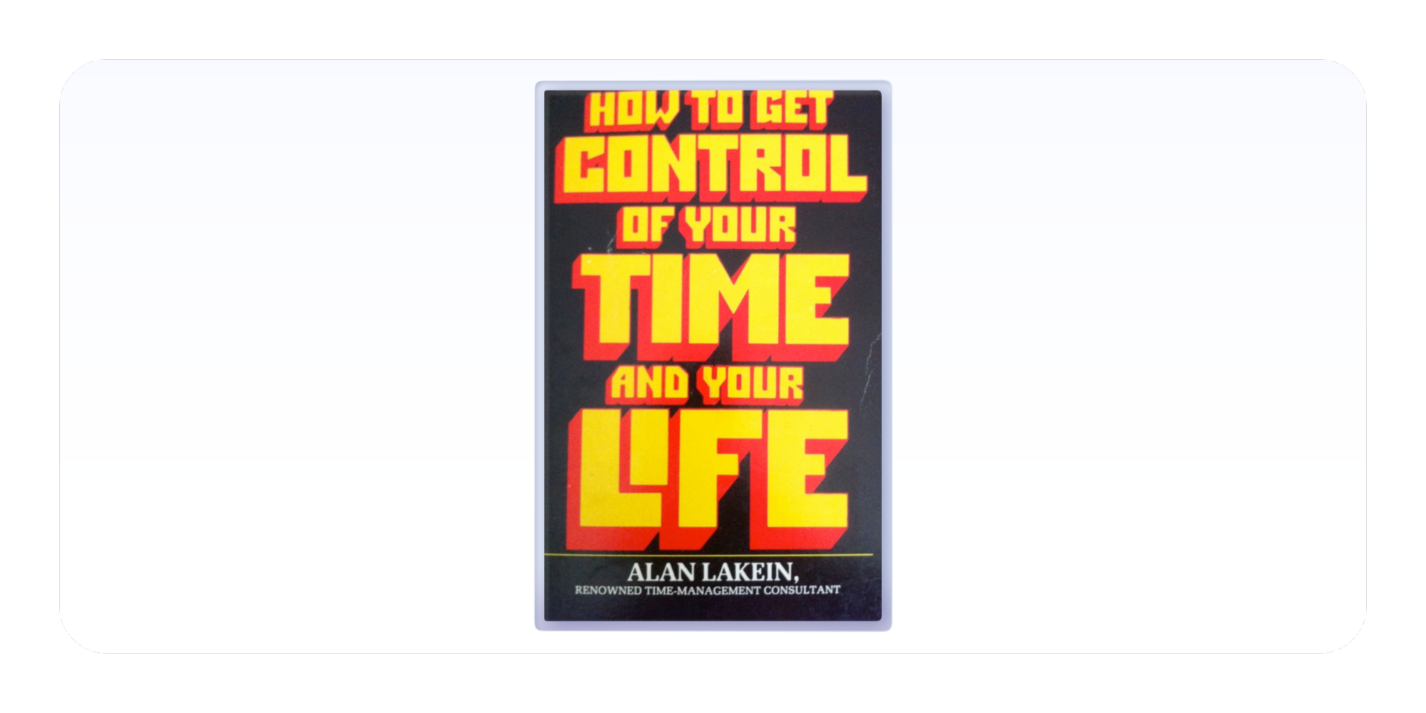 «Искусство успевать», Алан Лакейн