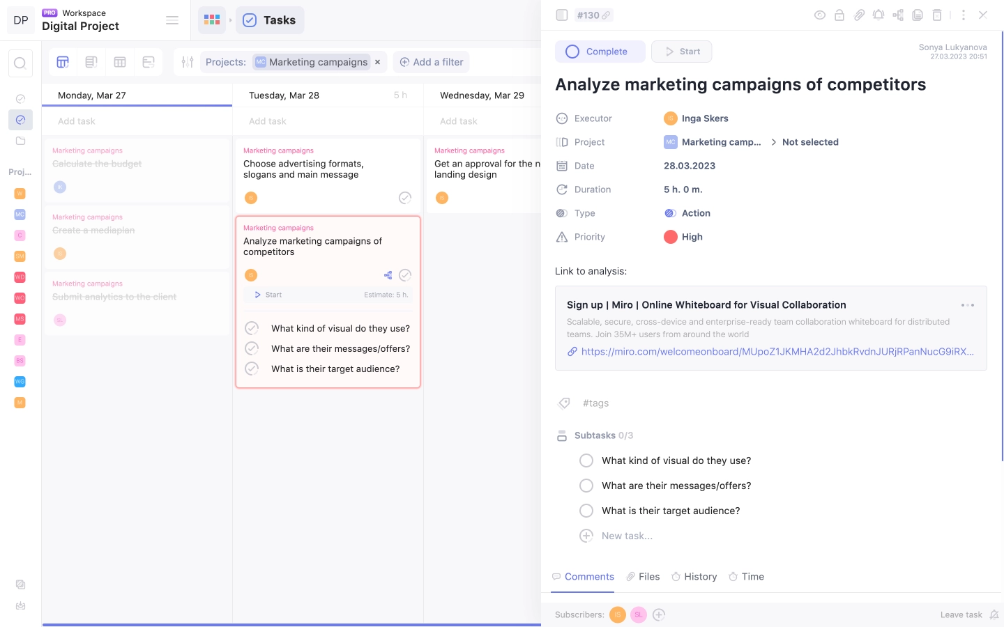 time tracking service