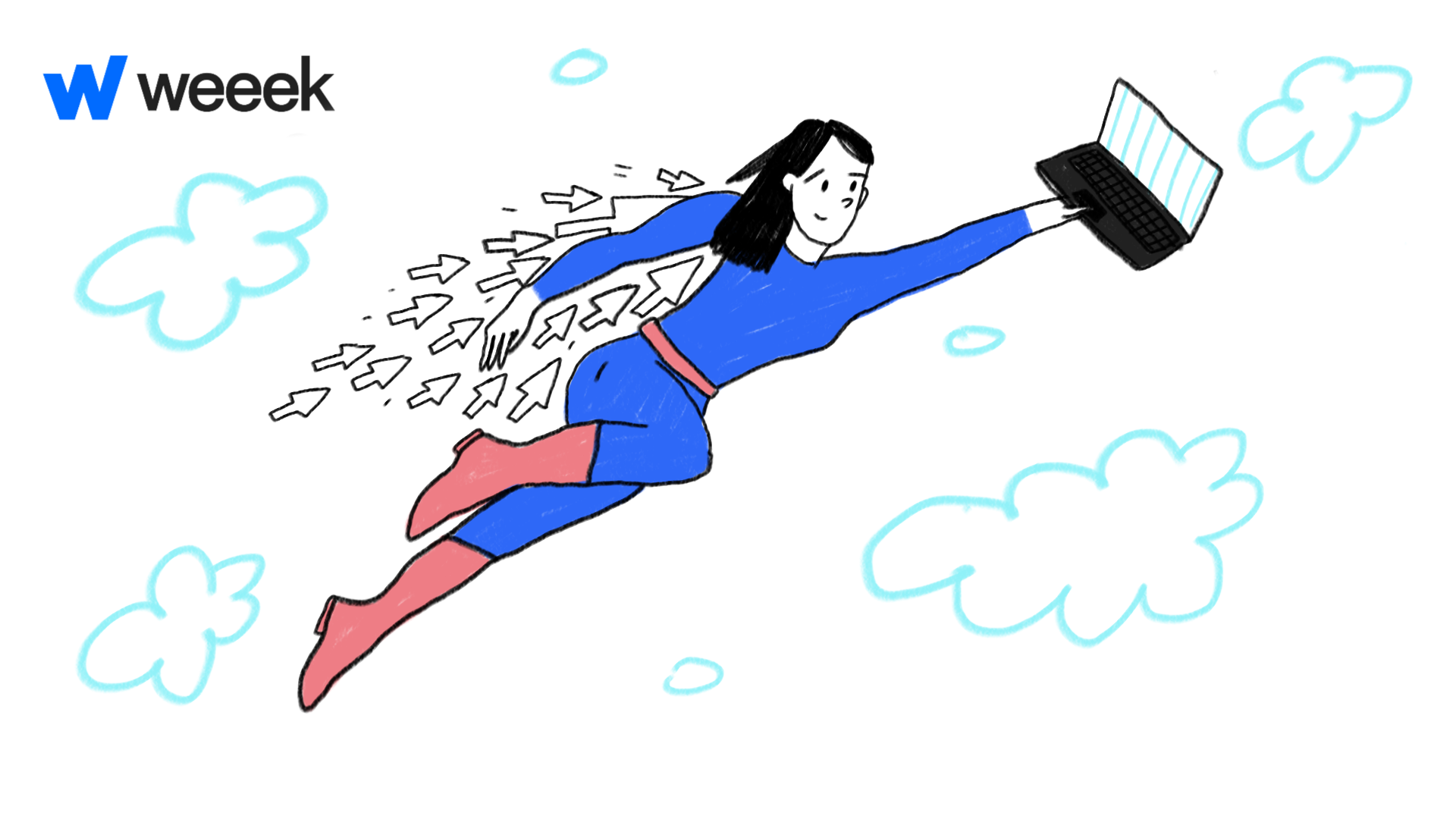 Супергероиня на работе