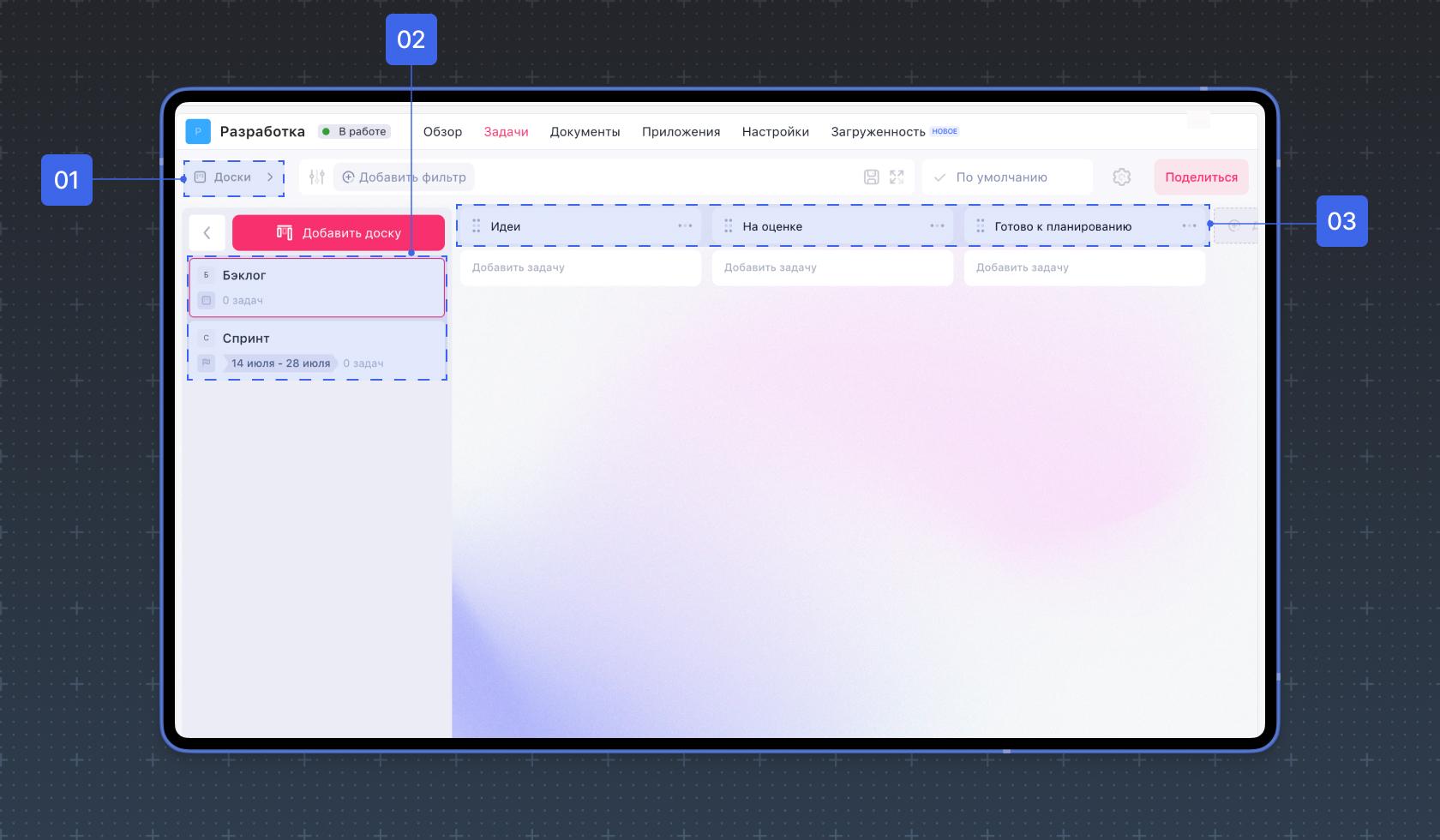 Проекты и колонки