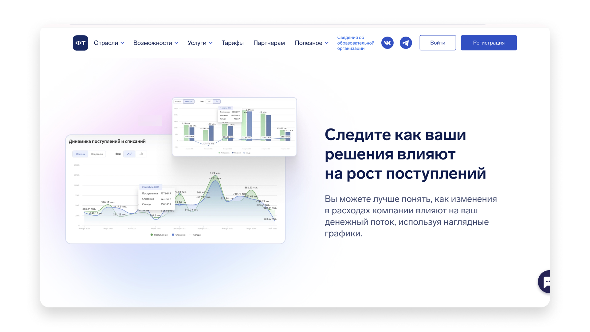 Учёт финансов Финтабло