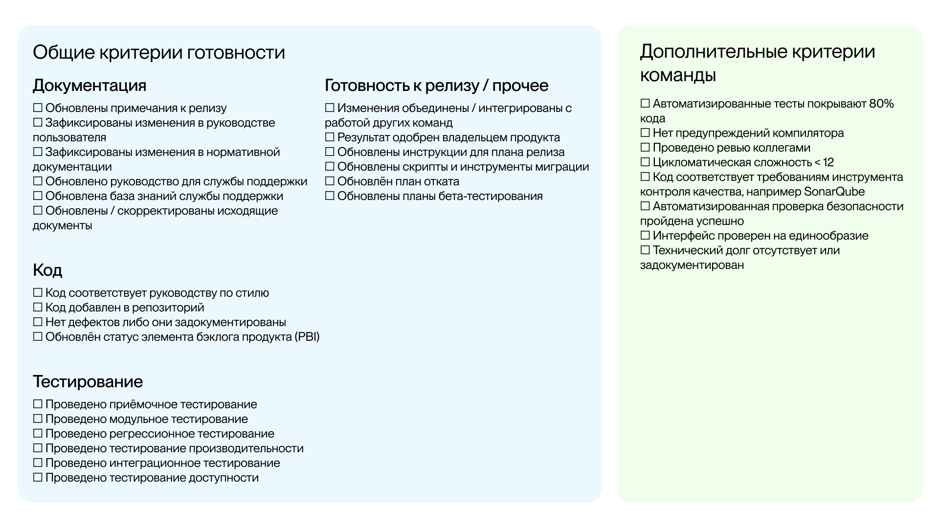 Определение готовности Определение готовности