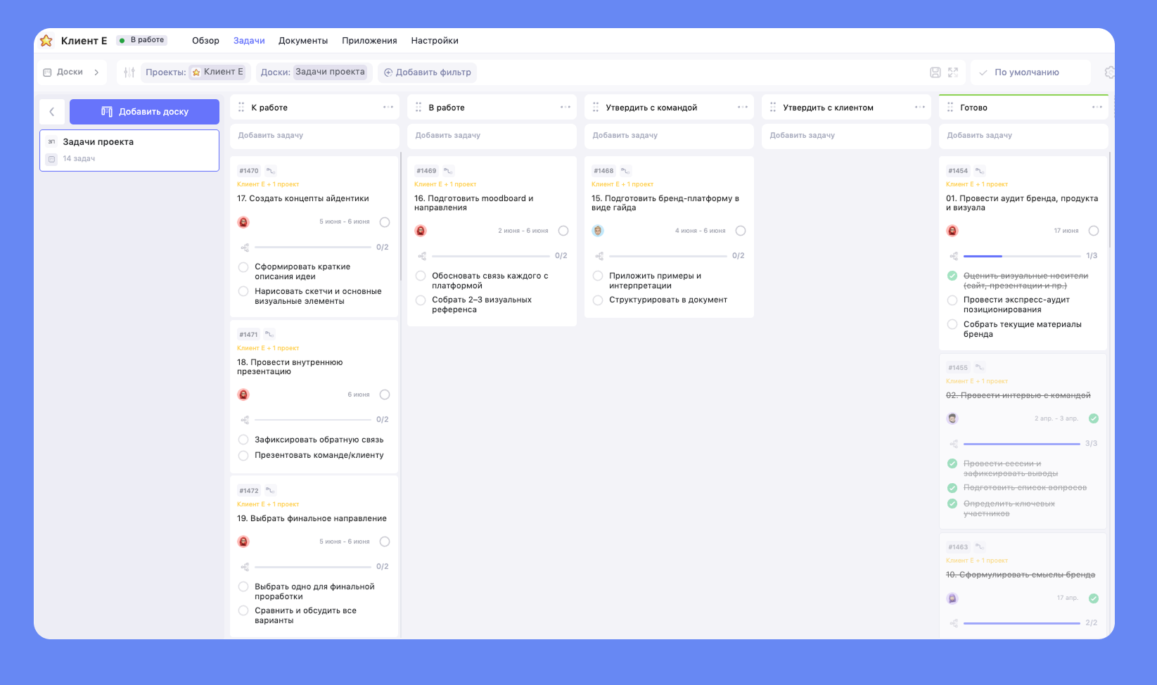 Проект для управления кросс-функциональной командой