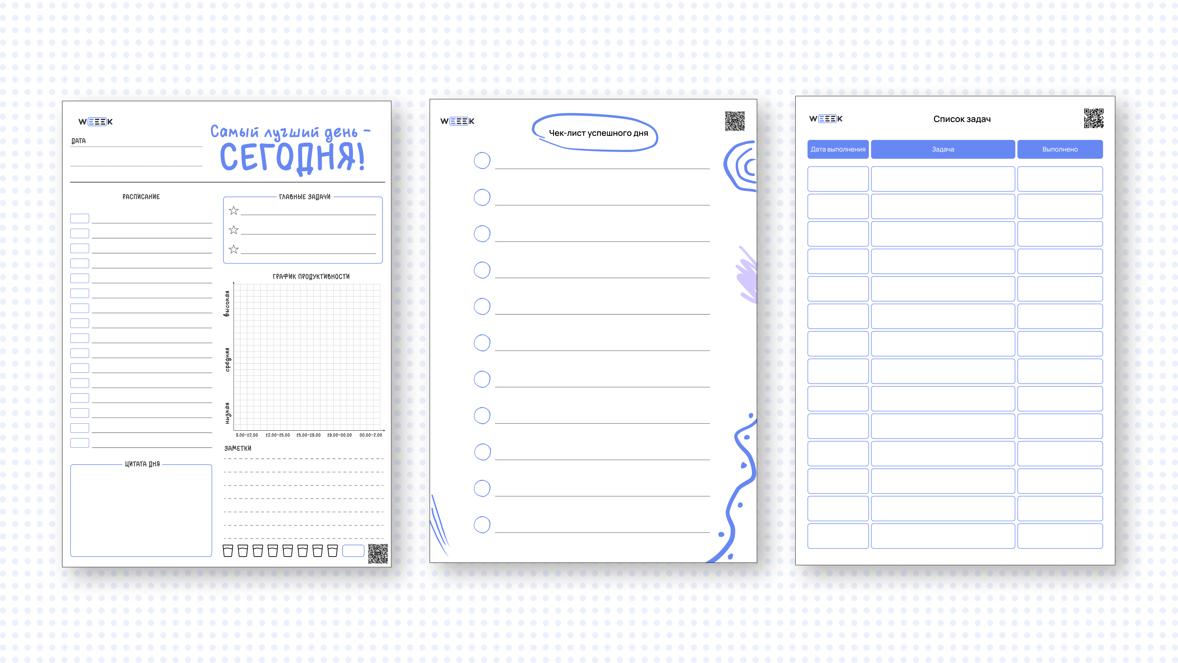 Виды чек-листов по структуре