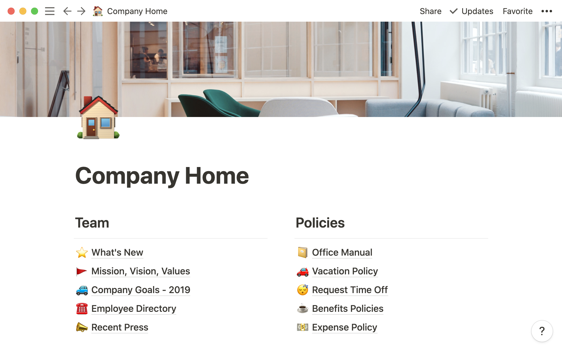 knowledge base in notion