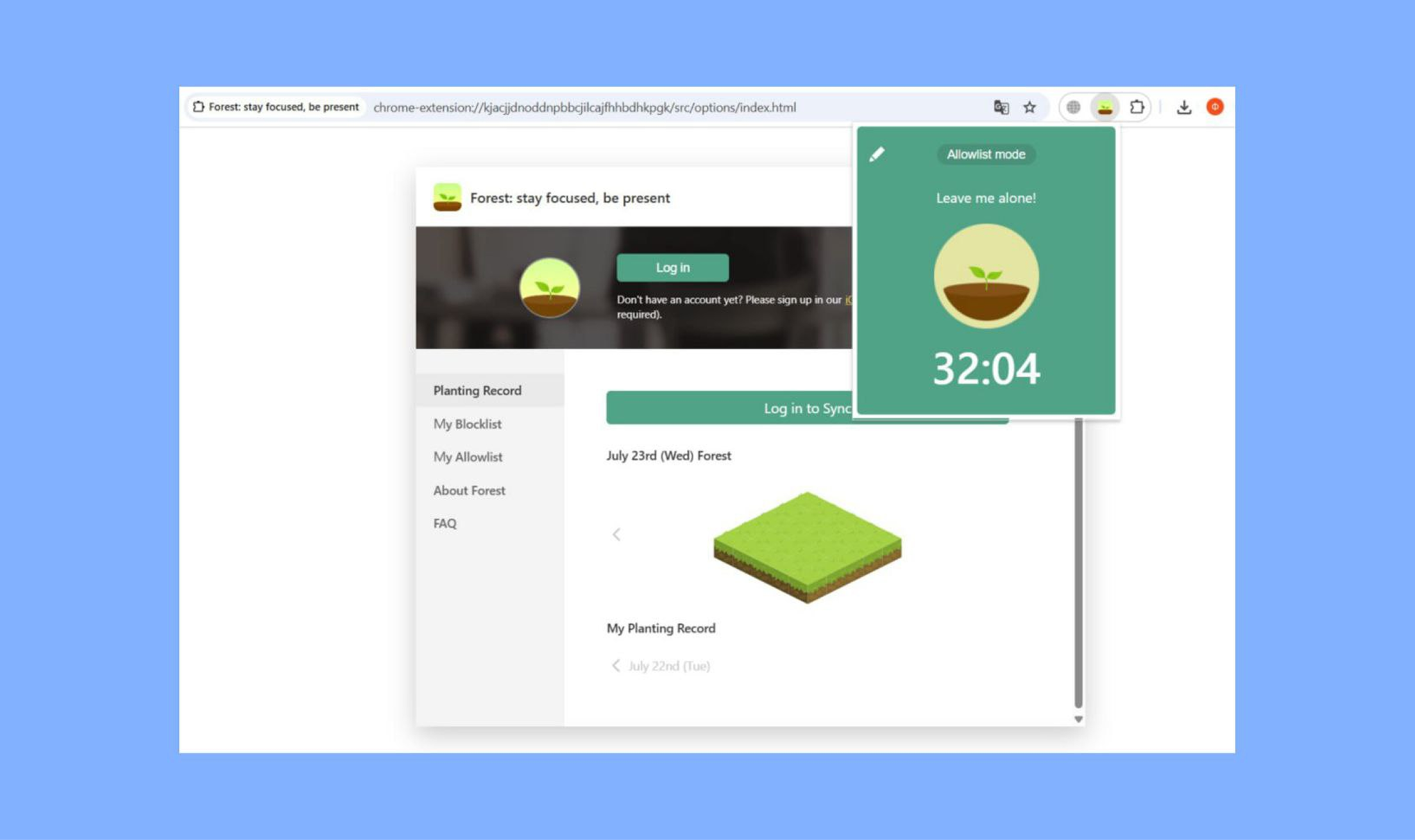 Forest пример использования