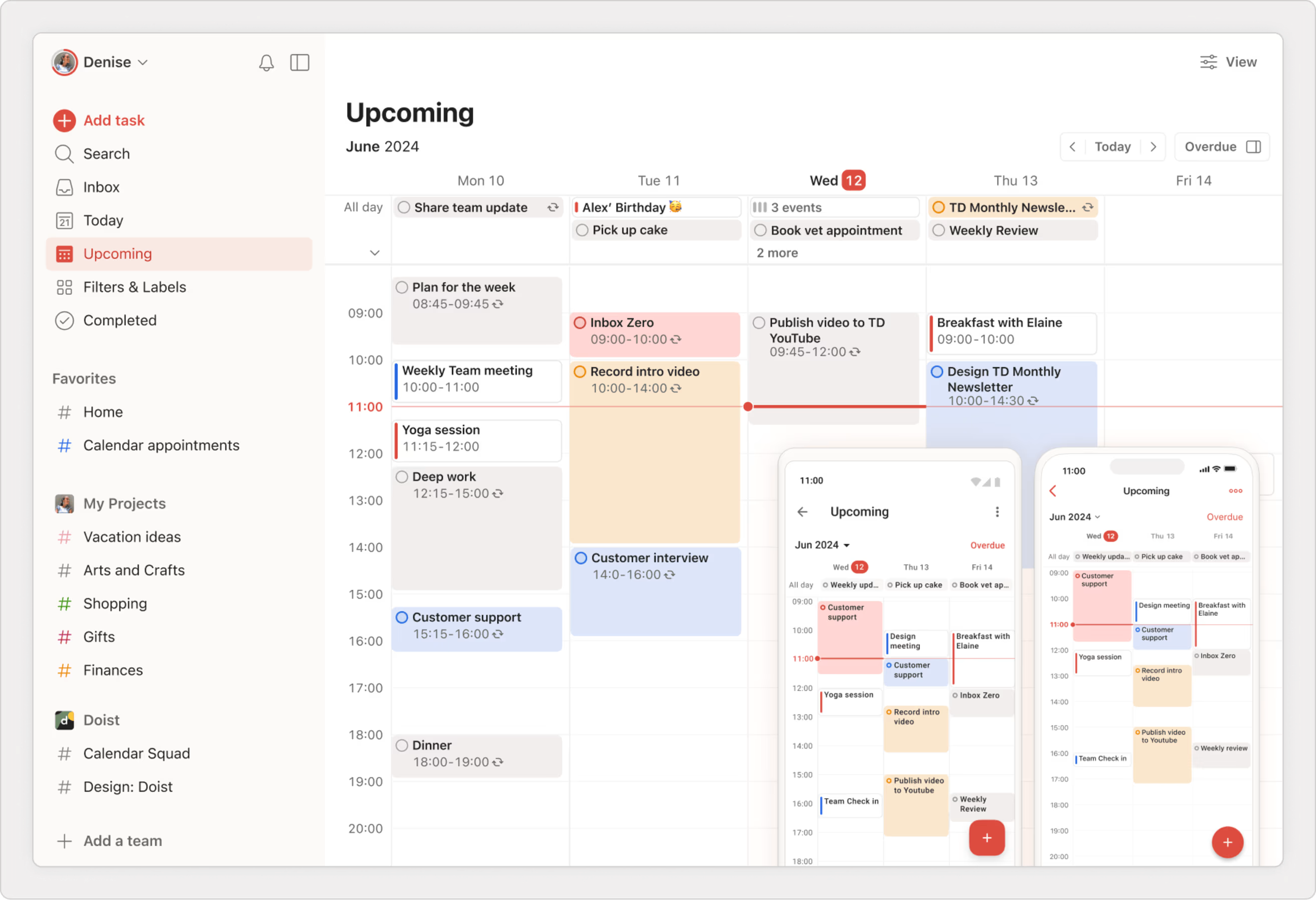 Todoist interface