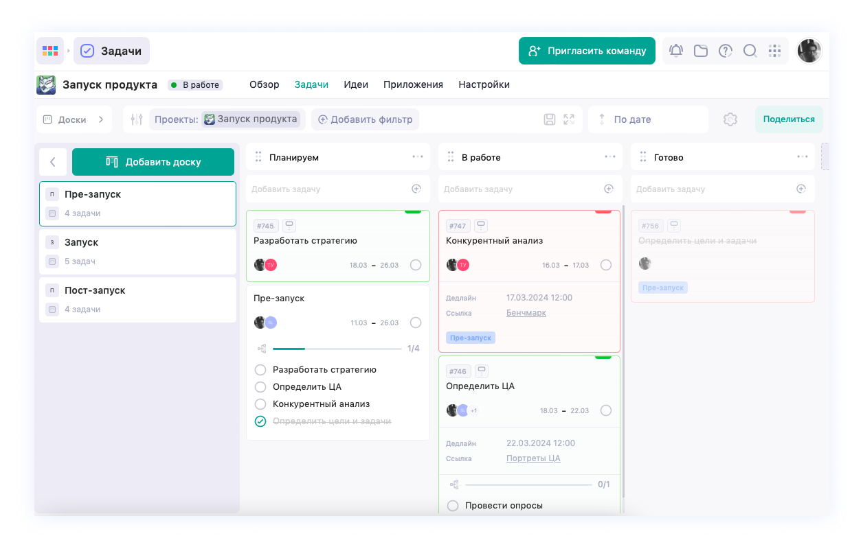 Запуск продукта с WEEEK